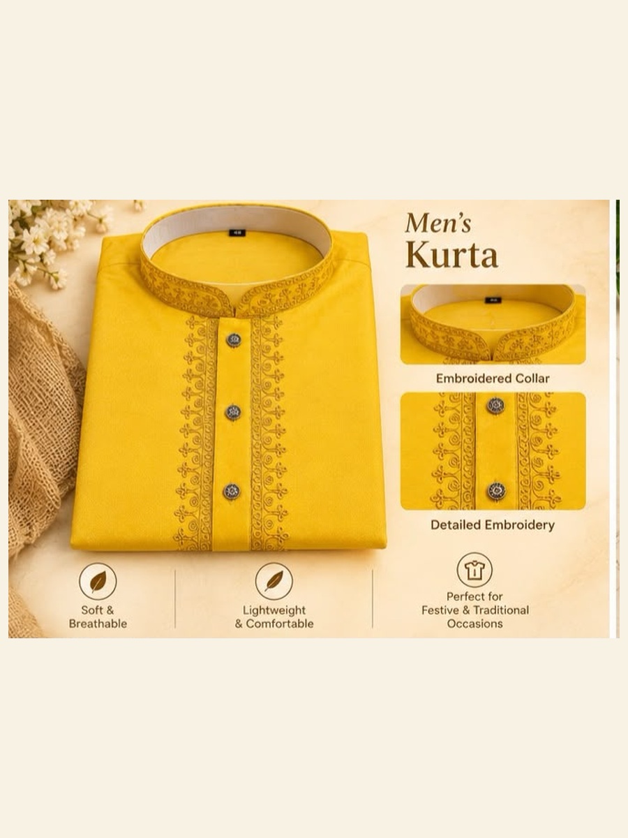 Yellow Kurta